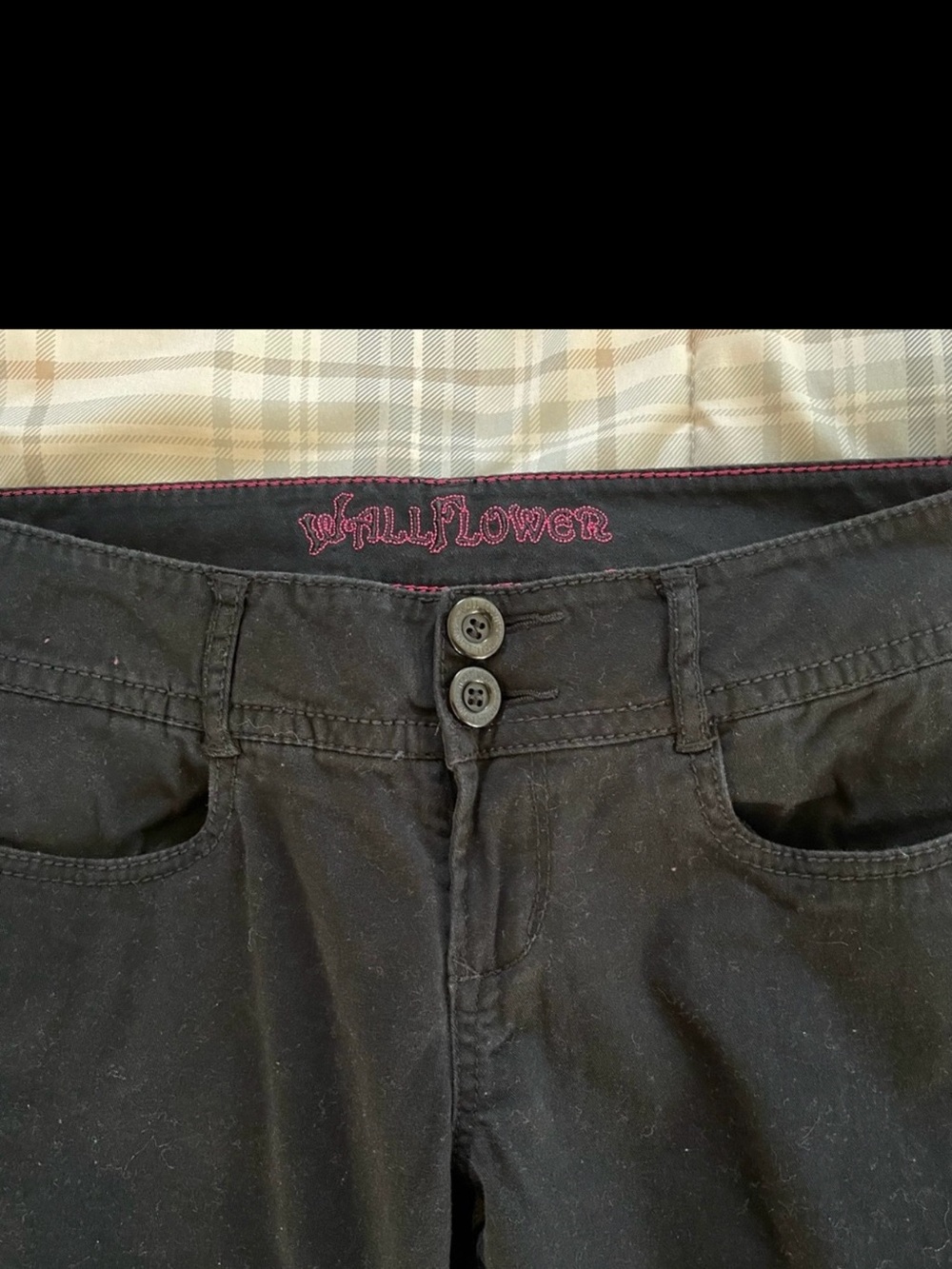 Y2K VINTAGE Wallflower Black Flare Jeans